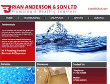 Tablet Screenshot of brianandersonandsonltd.co.uk